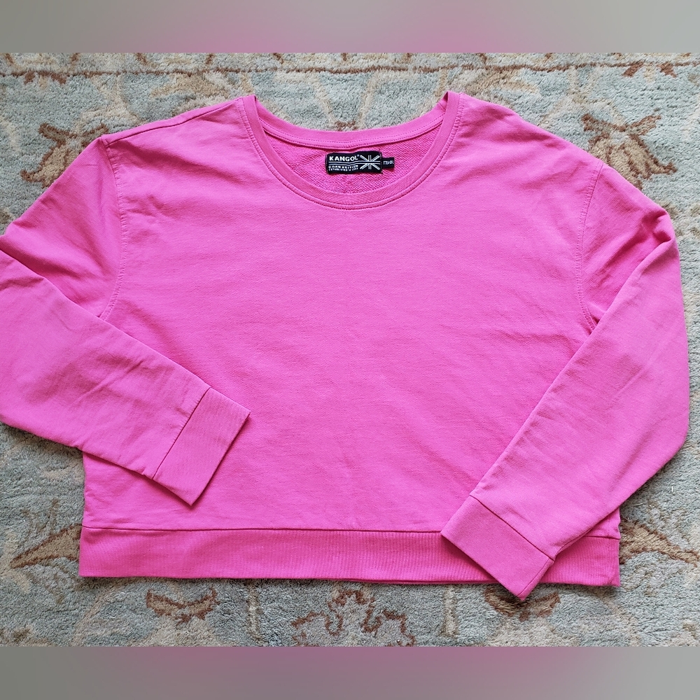 Kangol NWOT Bright Pink Light Sweatshirt In Size XL.